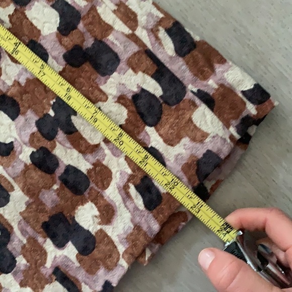 J‎ crew multicolor pencil skirt midi lavender brown - Picture 6 of 9